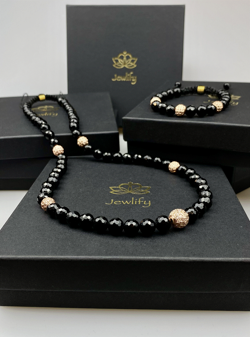 Obsidian Resolve Halskæden